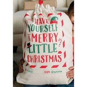 Holiday Gift Sac/Bag - Have Yourself a Merry Little Christmas